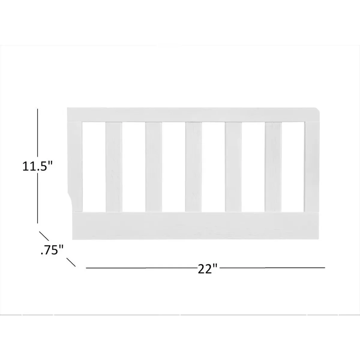 Oxford Baby Castle Hill Guard Rail Barn White