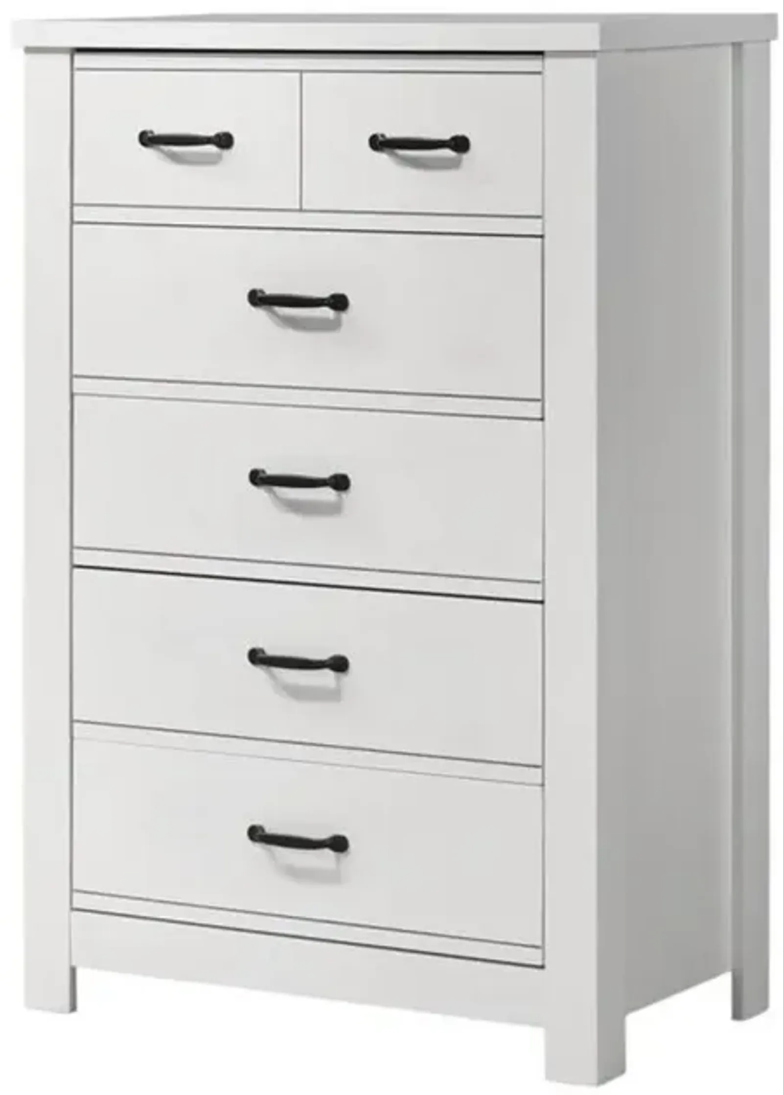 Lilola Home Cassini White 5-Drawer Chest