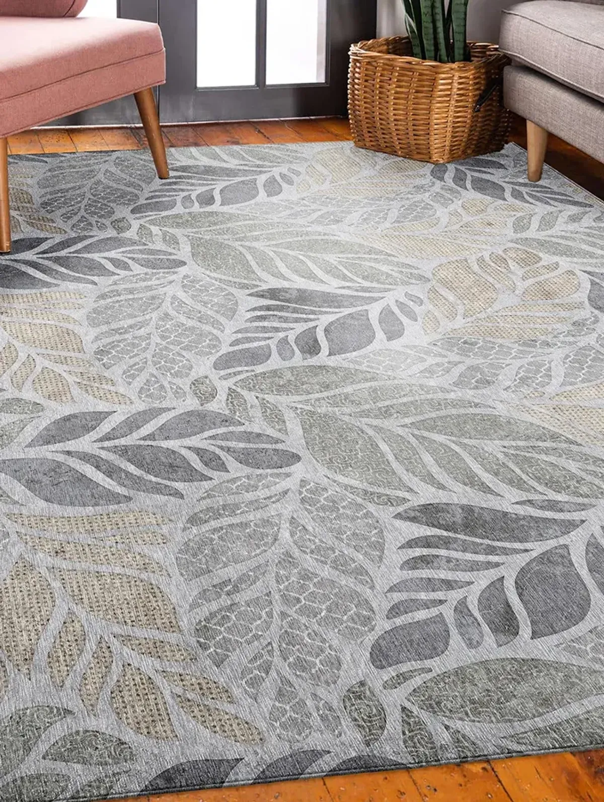 Tropics TC3 Grey 3' x 5' Rug