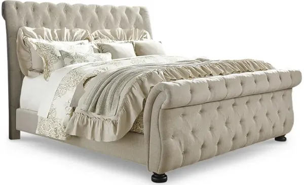 Willenburg Queen Upholstered Sleigh Bed