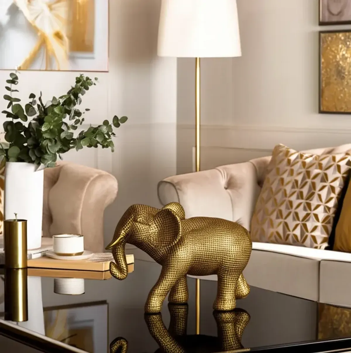 Elephant Decorative Figurine