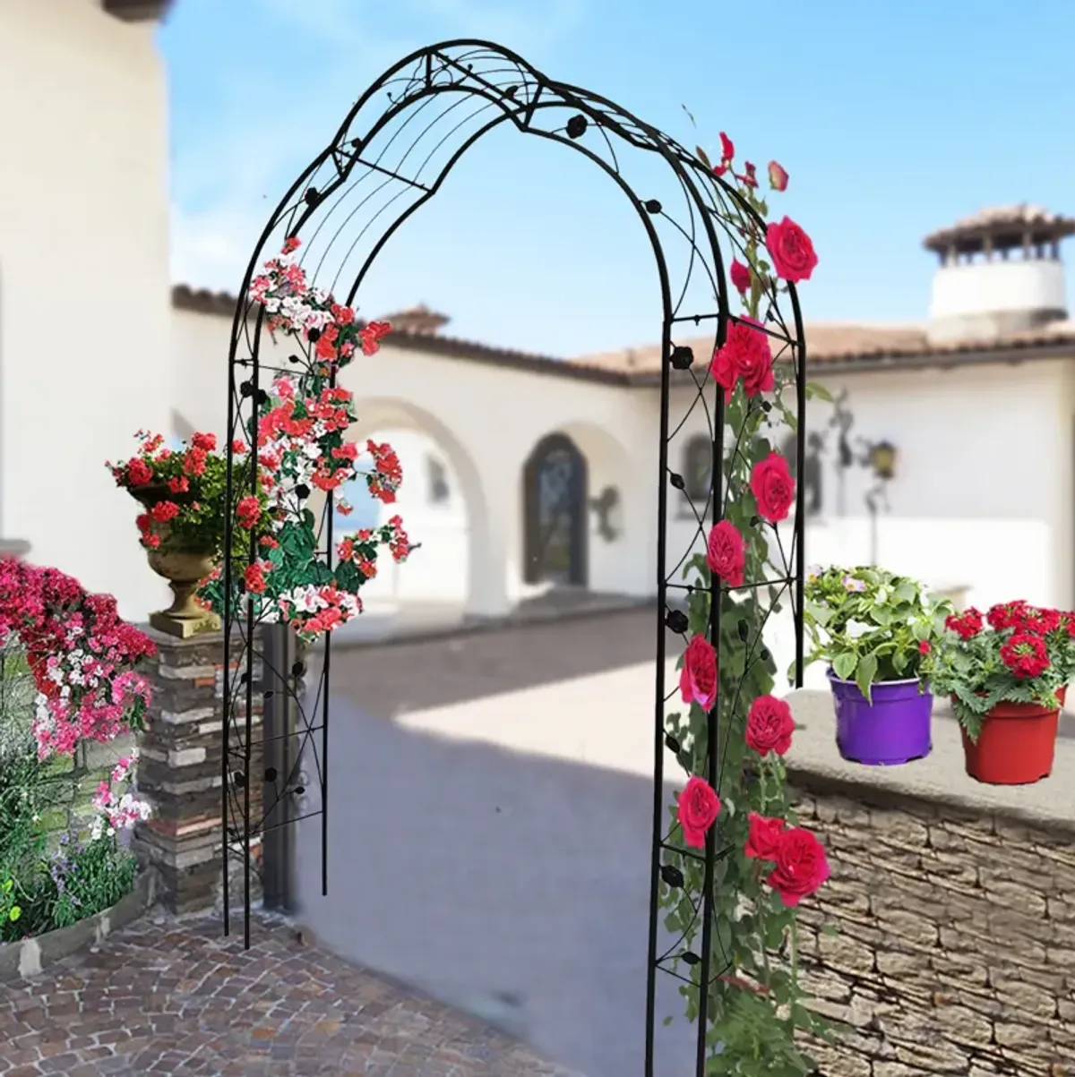 Flexible Metal Garden Arch for Various Events