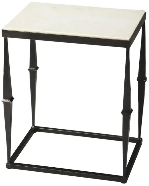 Butler Specialty Jacoby Marble Side Table, Multi-Color