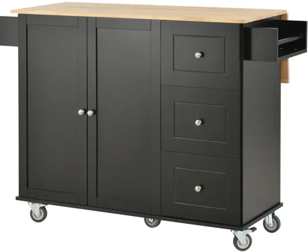 Merax Rolling Mobile Kitchen Island