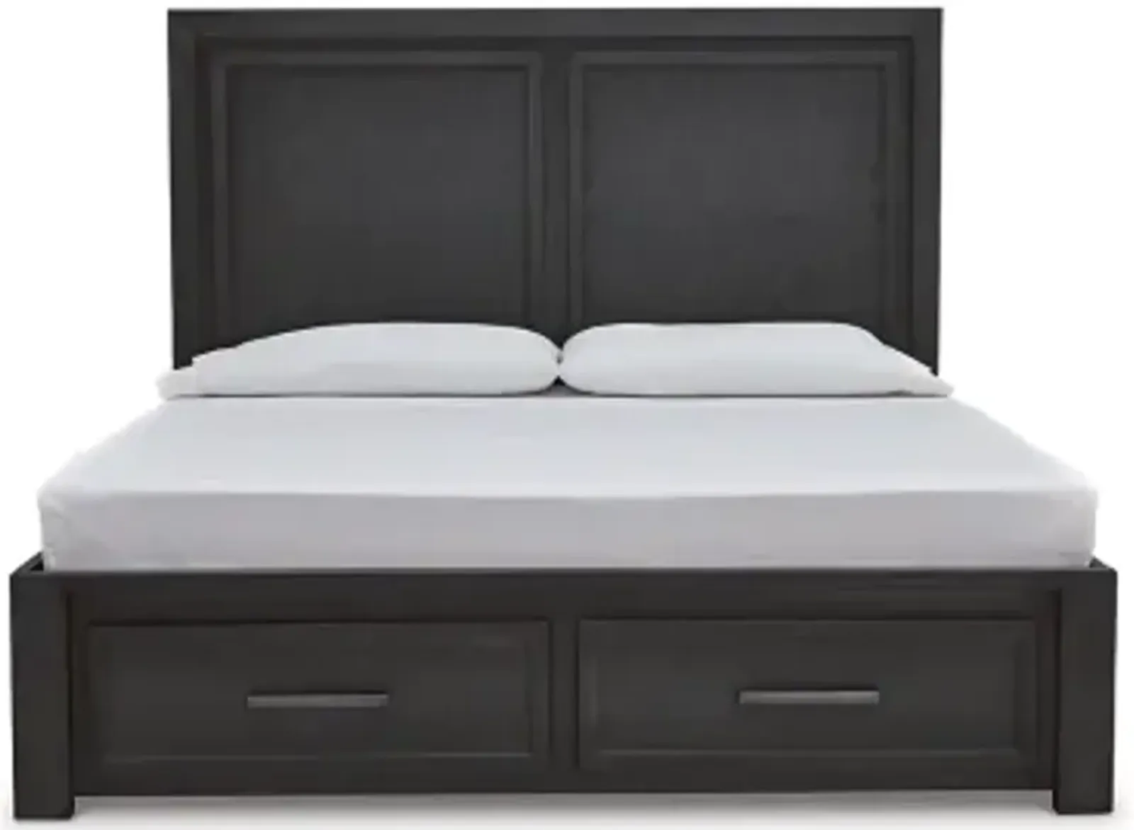 Foyland King Panel Storage Bed