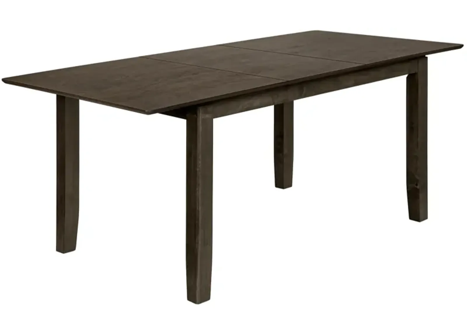 Monarch Specialties 1375, 72" Rectangular, Dining Table-Grey Veneer 36"X 72" / 18" Extension Panel, 54" L x 35.5" W x 29.5" H