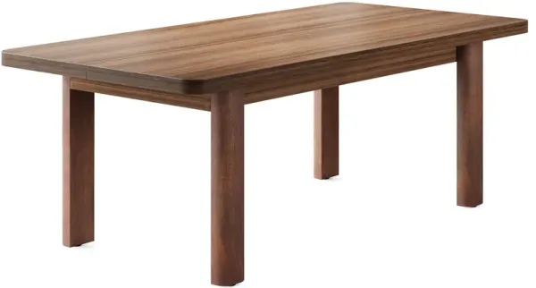 63" Wooden Dining Table for 4-6 People, Rectangular Kitchen Table with Solid Wood Legs, Farmhouse Dinner Table for Kitchen, Dining Room, Living Room (Only Table)