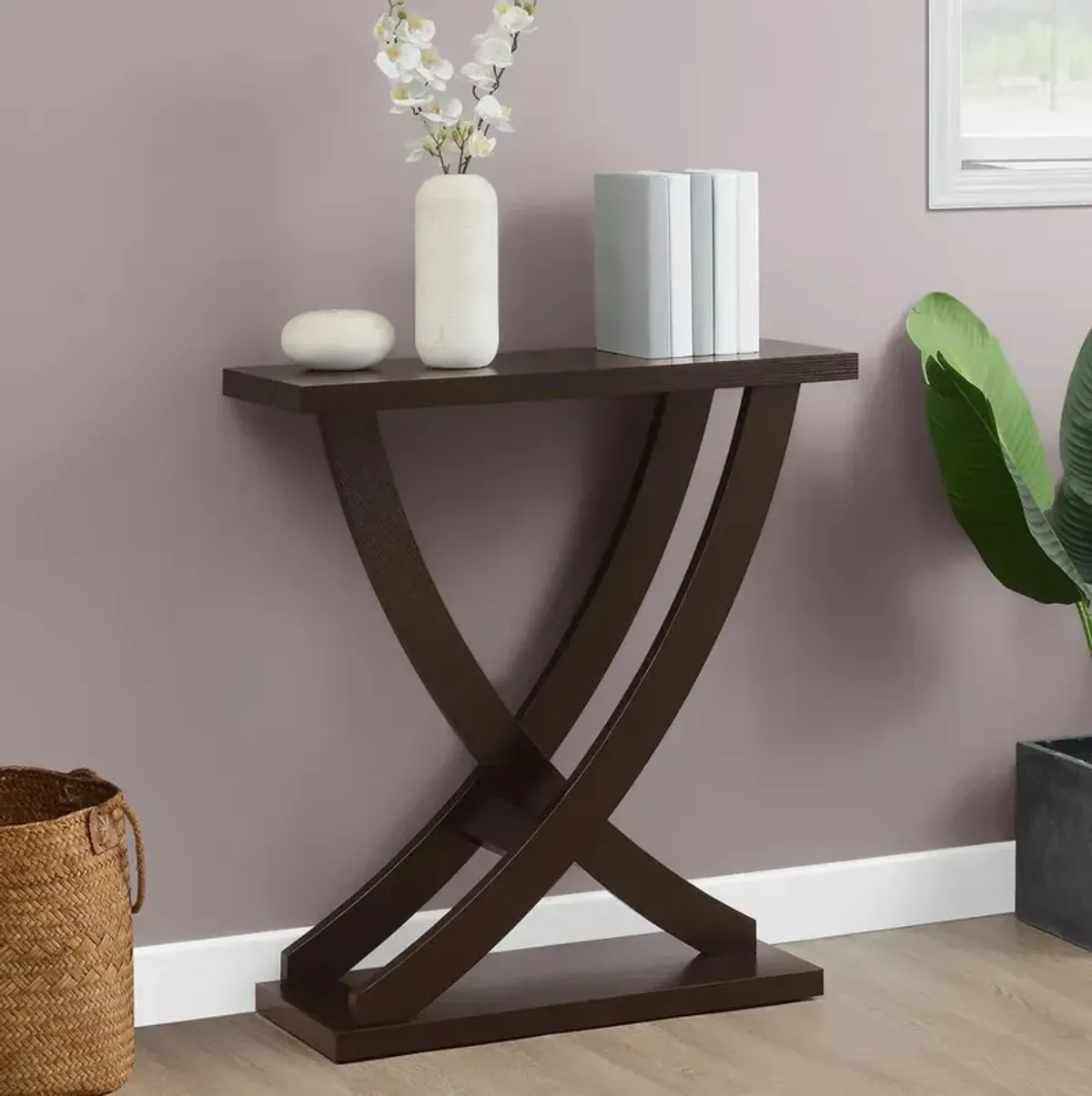 Convience Concept, Inc. Newport Criss-Cross Console Table