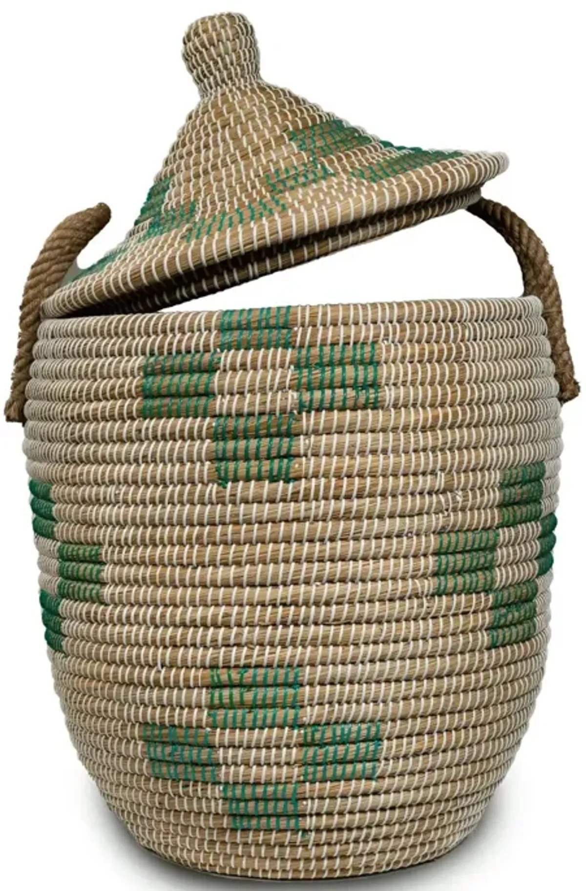 Kans Grass Round Bottom Storage Basket