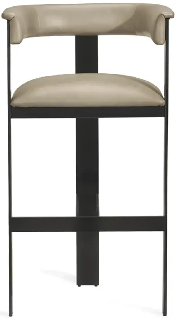 Darcy Bar Stool - Taupe/ Graphite