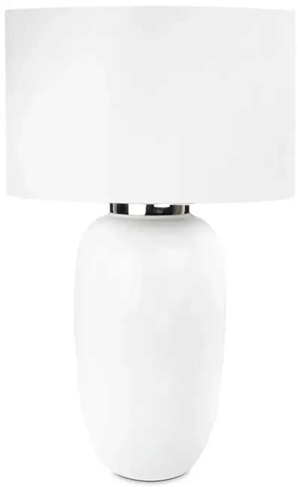 Kyoto Ceramic Table Lamp White