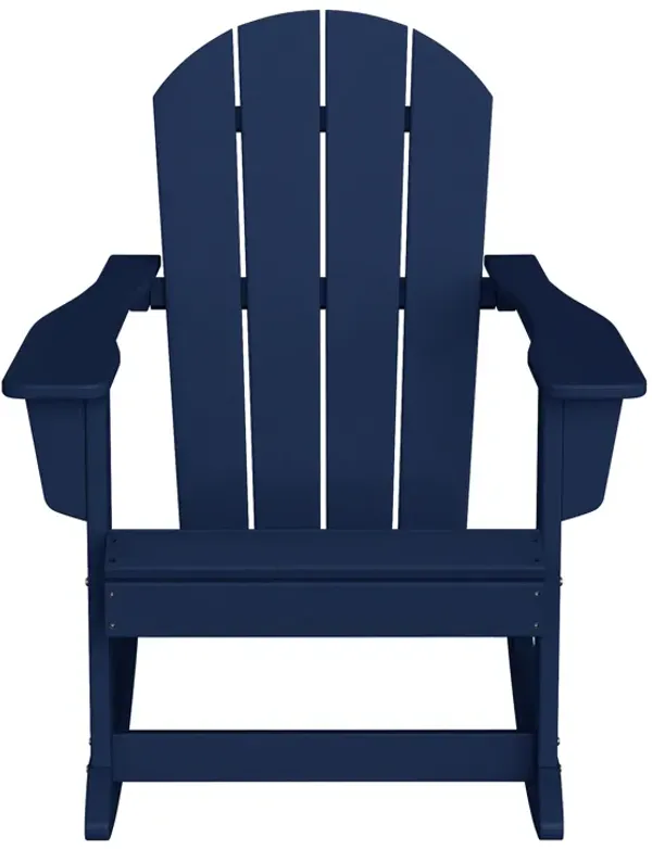 WestinTrends Westintrends Outdoor / Patio Poly Adirondack rocking chair