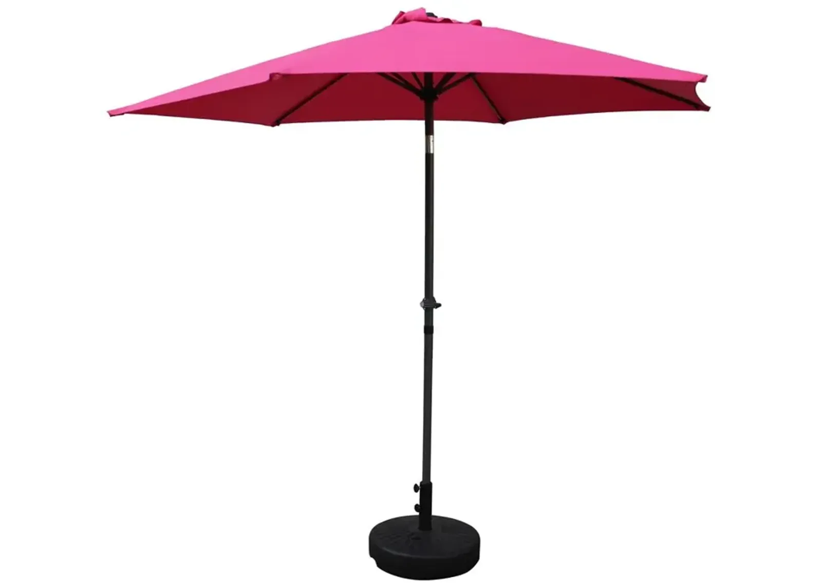 International Caravan St. Kitts Aluminum 9-foot Patio Umbrella, Bery Berry