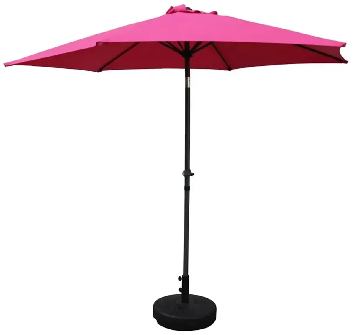 International Caravan St. Kitts Aluminum 9-foot Patio Umbrella, Bery Berry