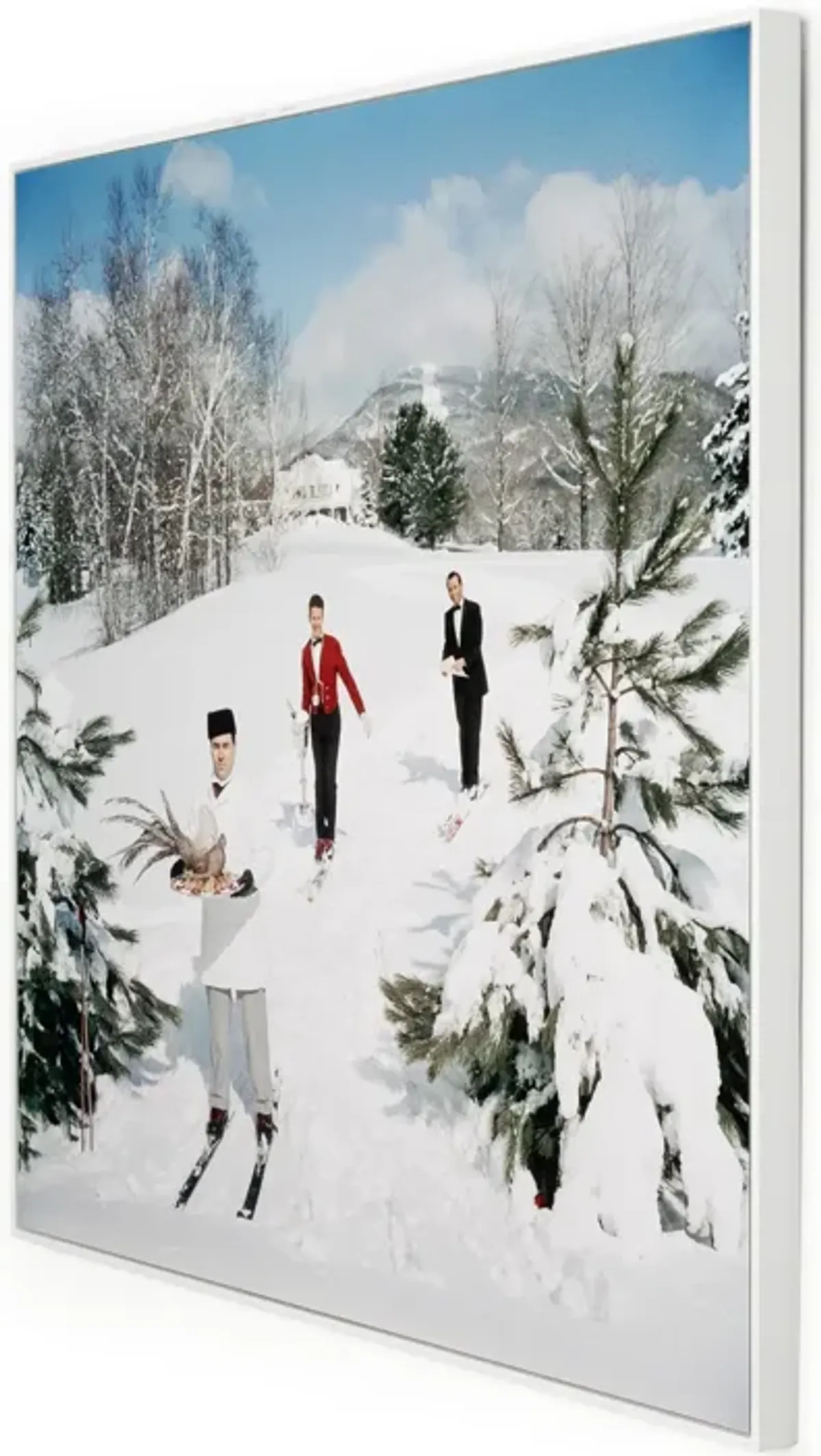 Skiing Waiters by Slim Aarons