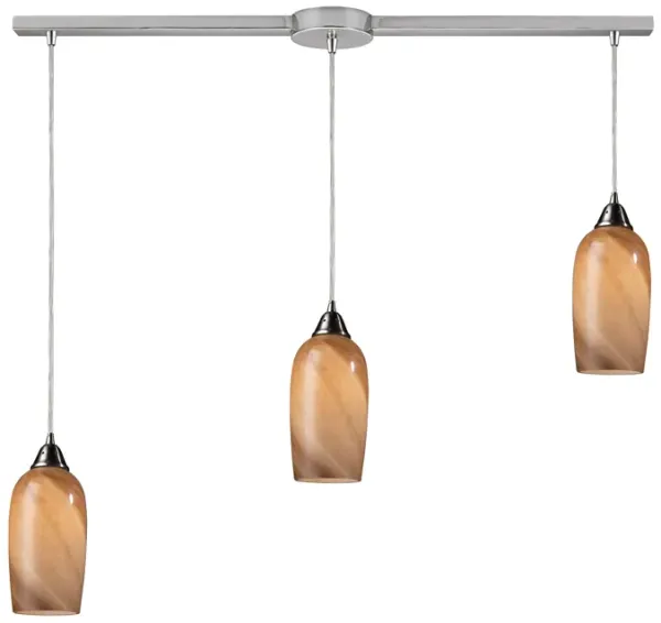 Sandstone 3-Light Slim Linear Pendant