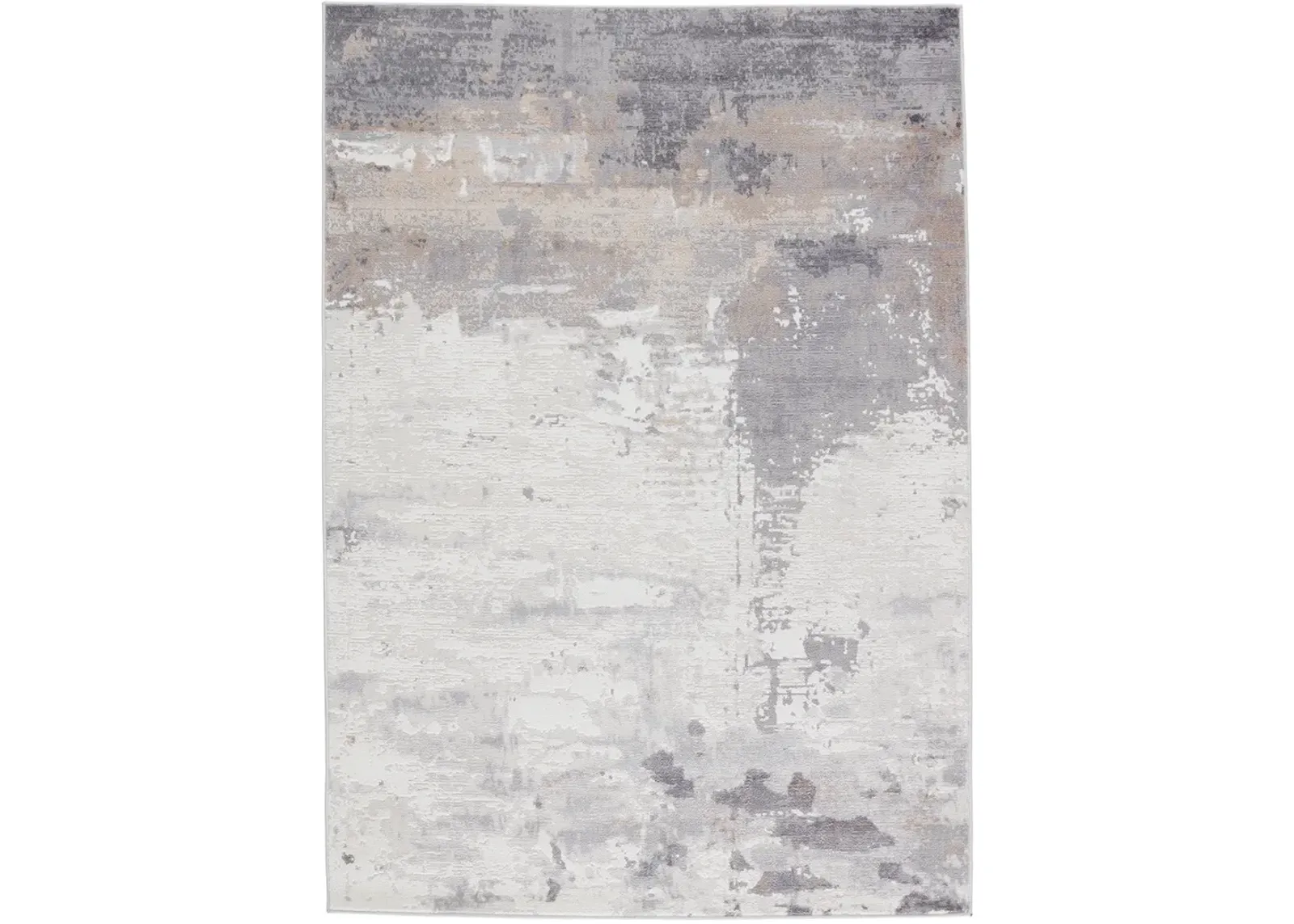 Grotto Forsythe Gray 3' x 12' Runner Rug