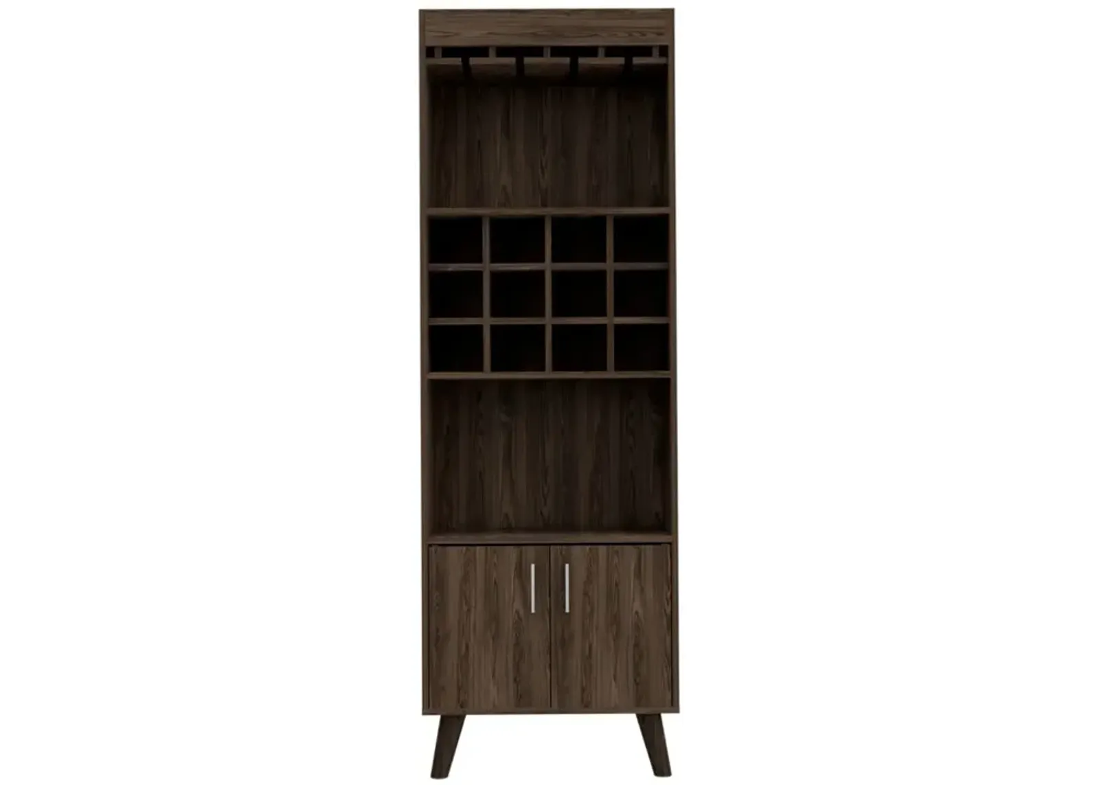 Bar Cabinet Bull, Living Room, Dark Walnut