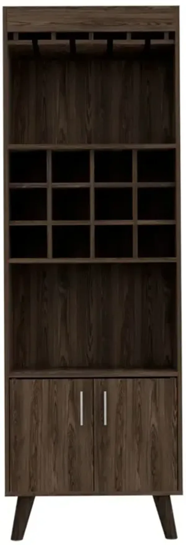 Bar Cabinet Bull, Living Room, Dark Walnut