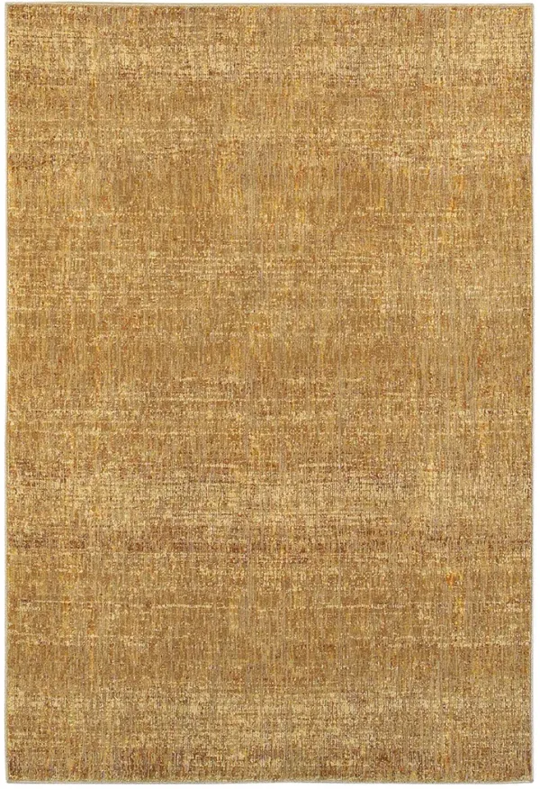 Atlas 6'7" x 9'6" Gold Rug