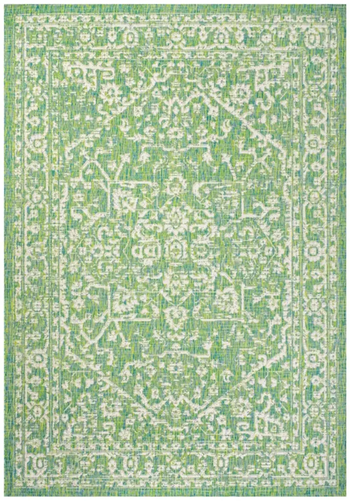 Malta Bohemian Medallion Textured Weave Indoor/Outdoor Area Rug