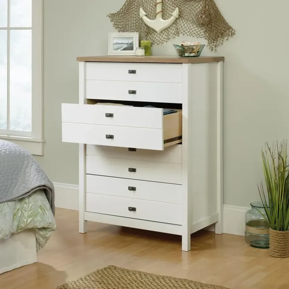 Sauder Cottage Road 4 Drawer Chest Sw/Lo