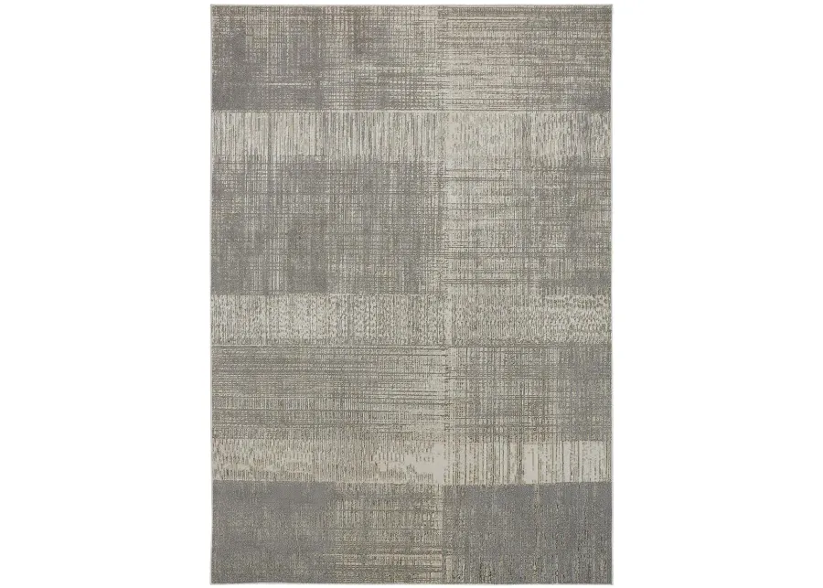 Aura 3736F Gray/Ivory 2'10" x 7'10" Rug