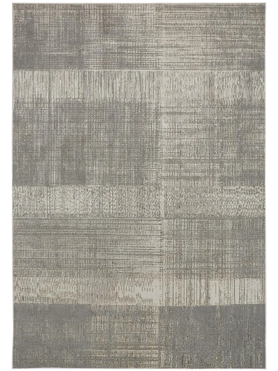 Aura 3736F Gray/Ivory 2'10" x 7'10" Rug