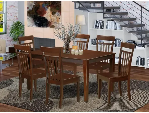 7 PC Dining room set for 6 - Dining Table and 6 Dining Chairs