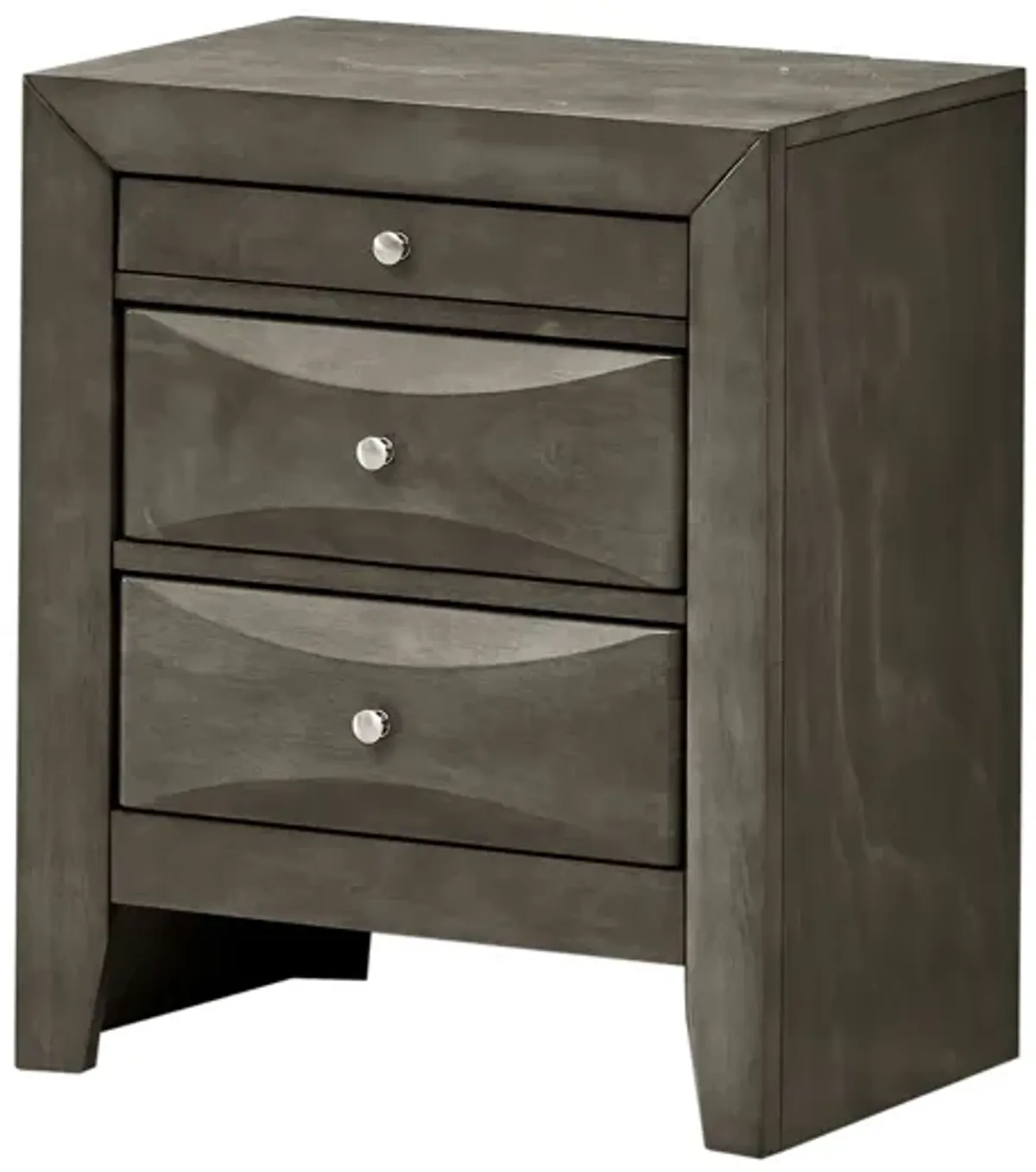 Marilla 3-Drawer Nightstand (28 in. H x 17 in. W x 23 in. D)