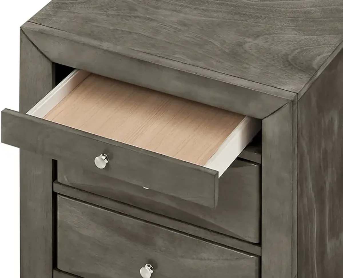 Marilla 3-Drawer Nightstand (28 in. H x 17 in. W x 23 in. D)