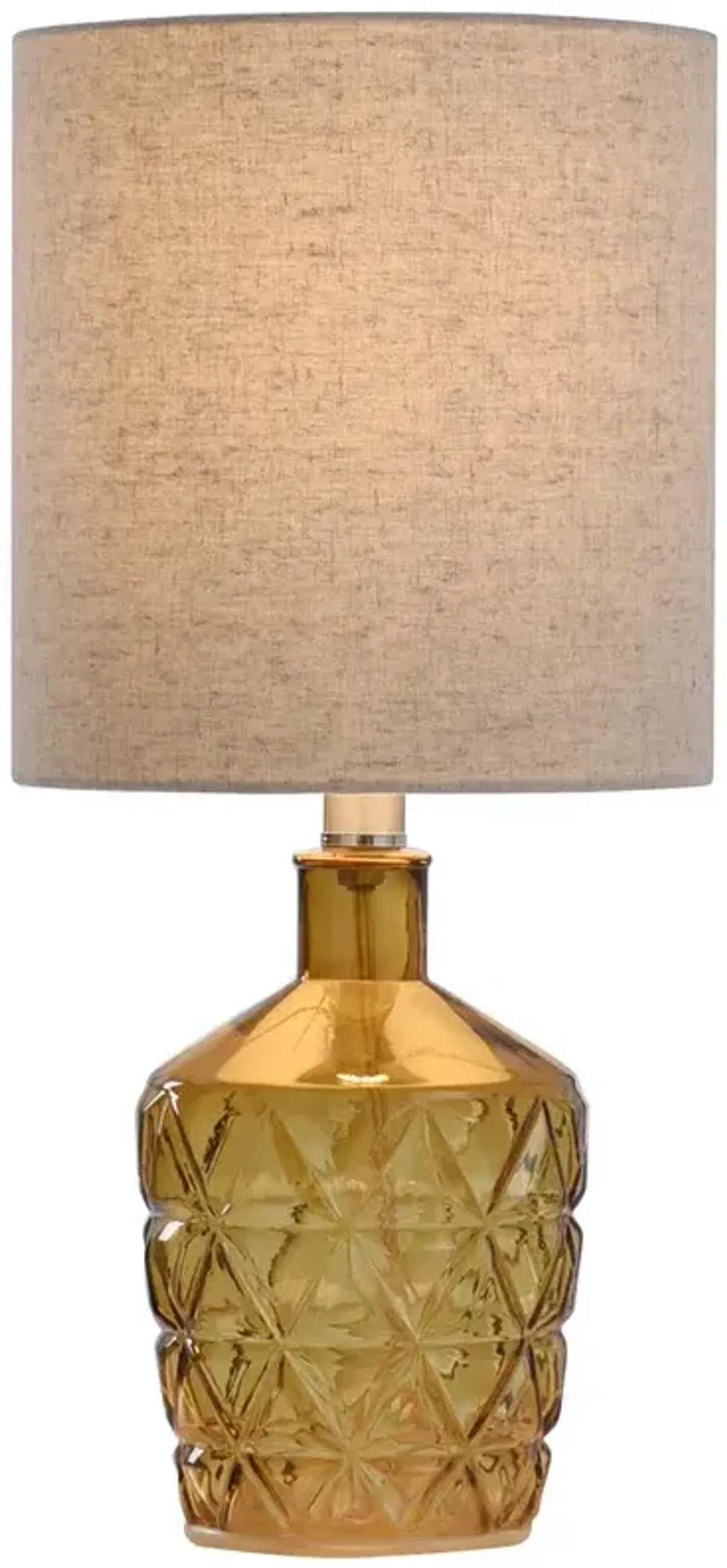 Golden Amber Table Lamp