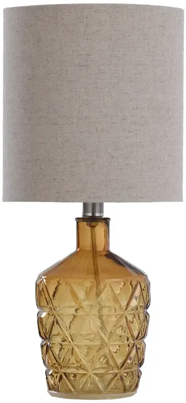 Golden Amber Table Lamp