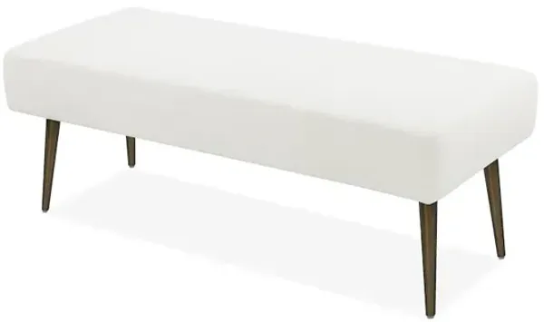 Pangea Home Avah Bench Boucle White