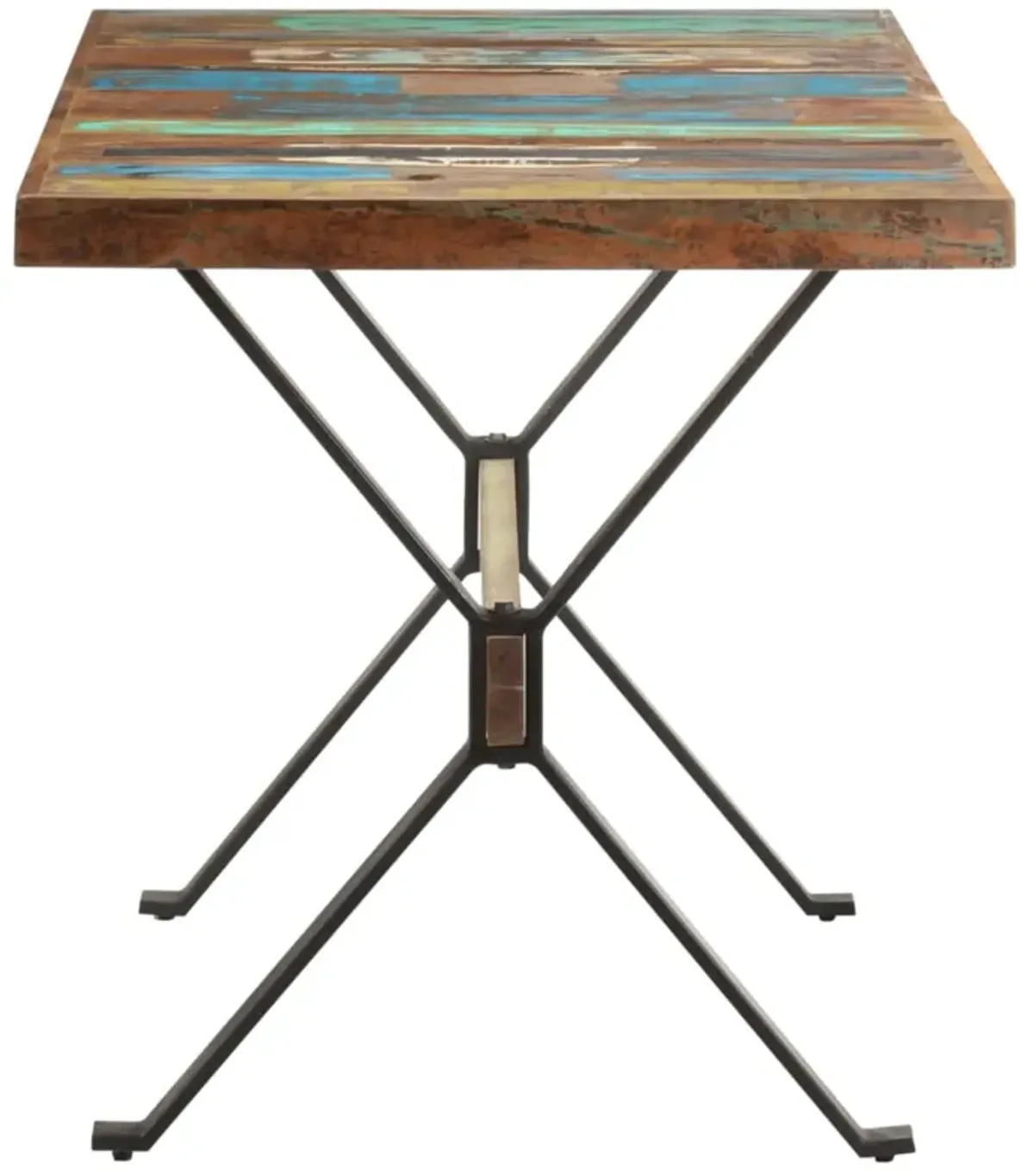 vidaXL Dining Table 55.1"x27.6"x29.9" Solid Reclaimed Wood