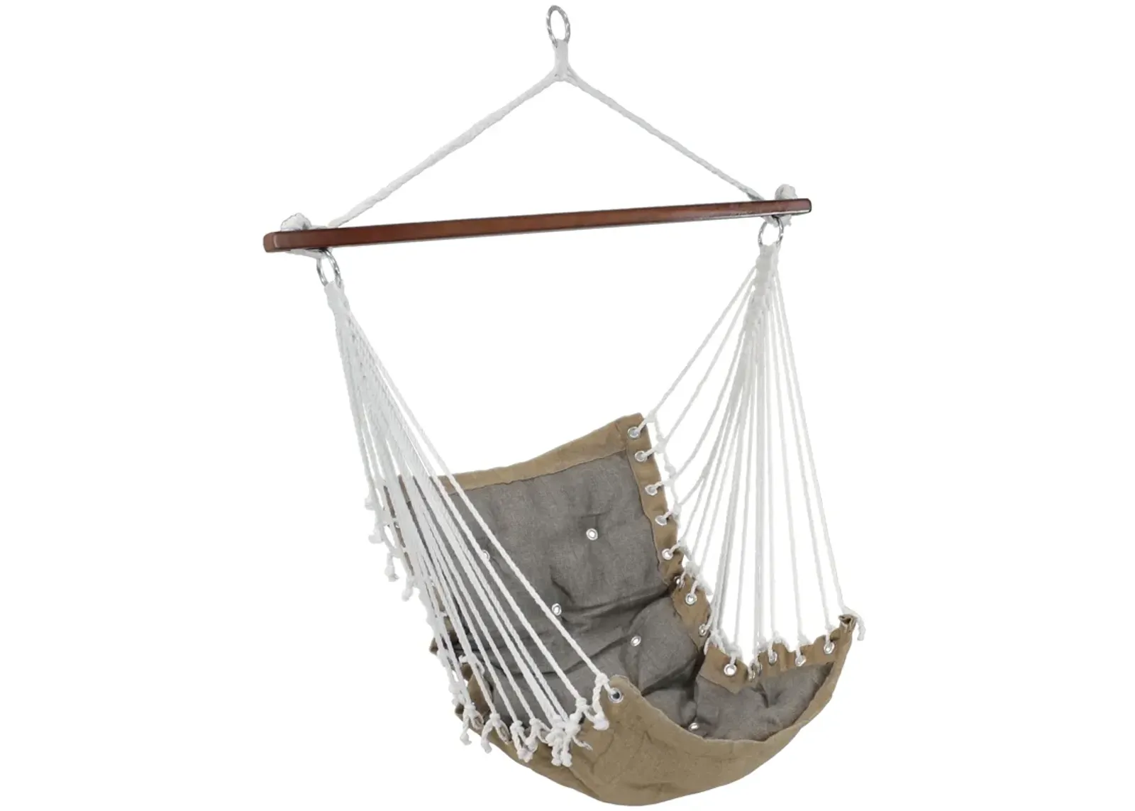 Sunnydaze Polyester Fabric Victorian Hammock Chair with Cushion