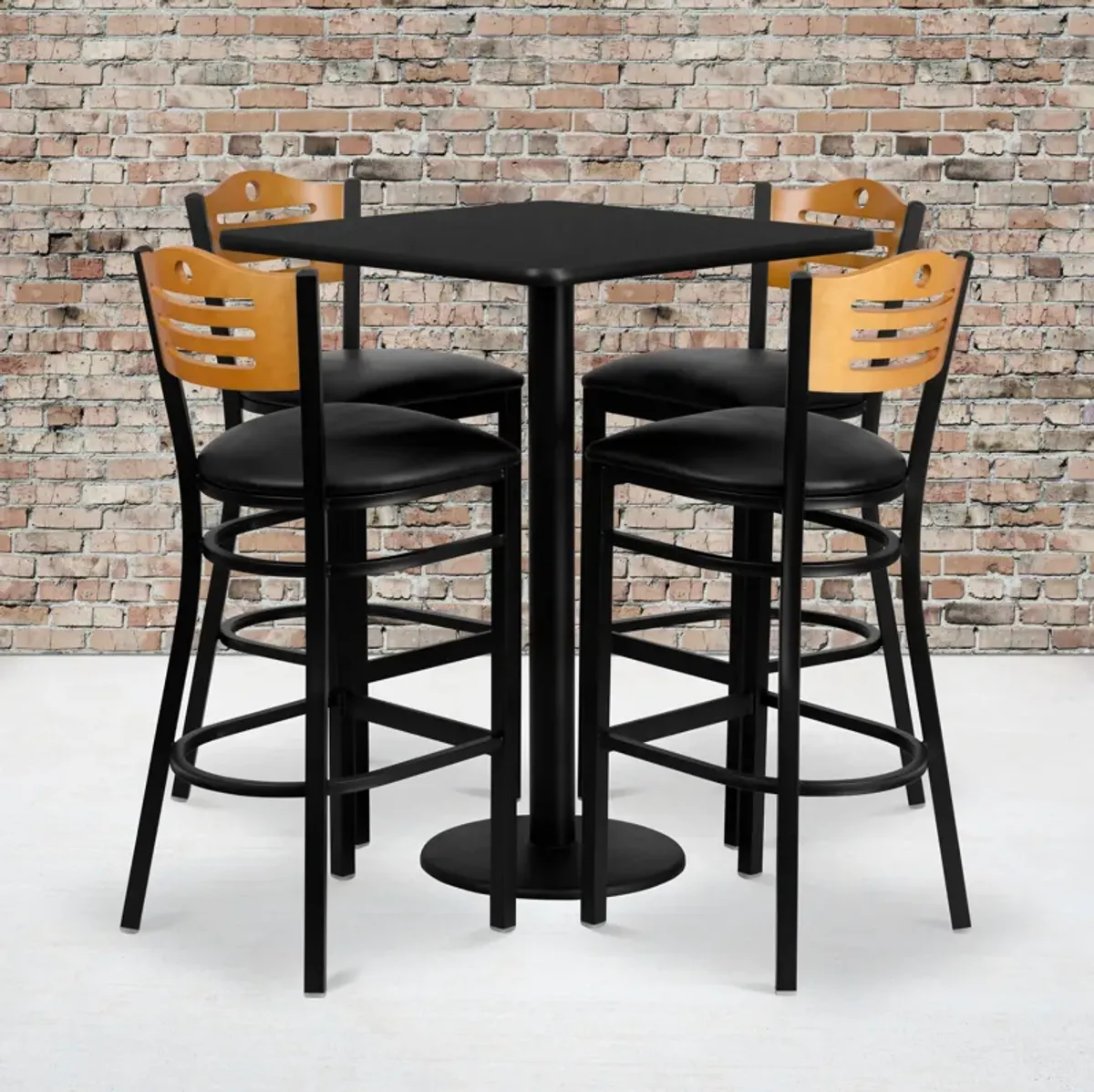 Laminate Restaurant Bar Table and Stool Sets