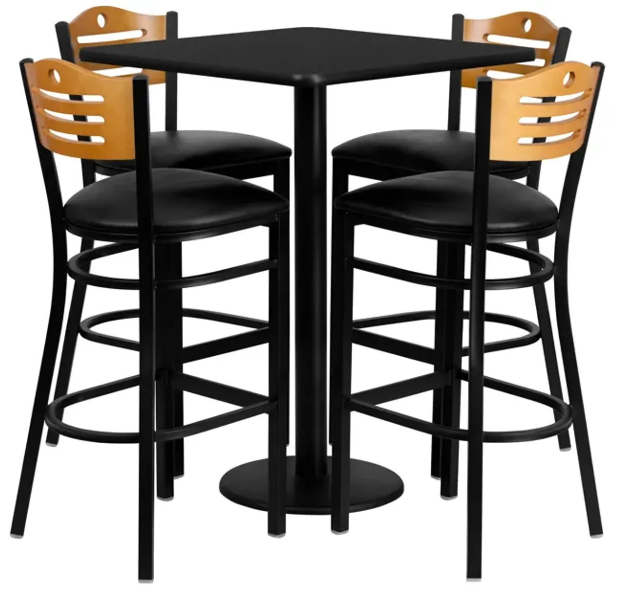 Laminate Restaurant Bar Table and Stool Sets