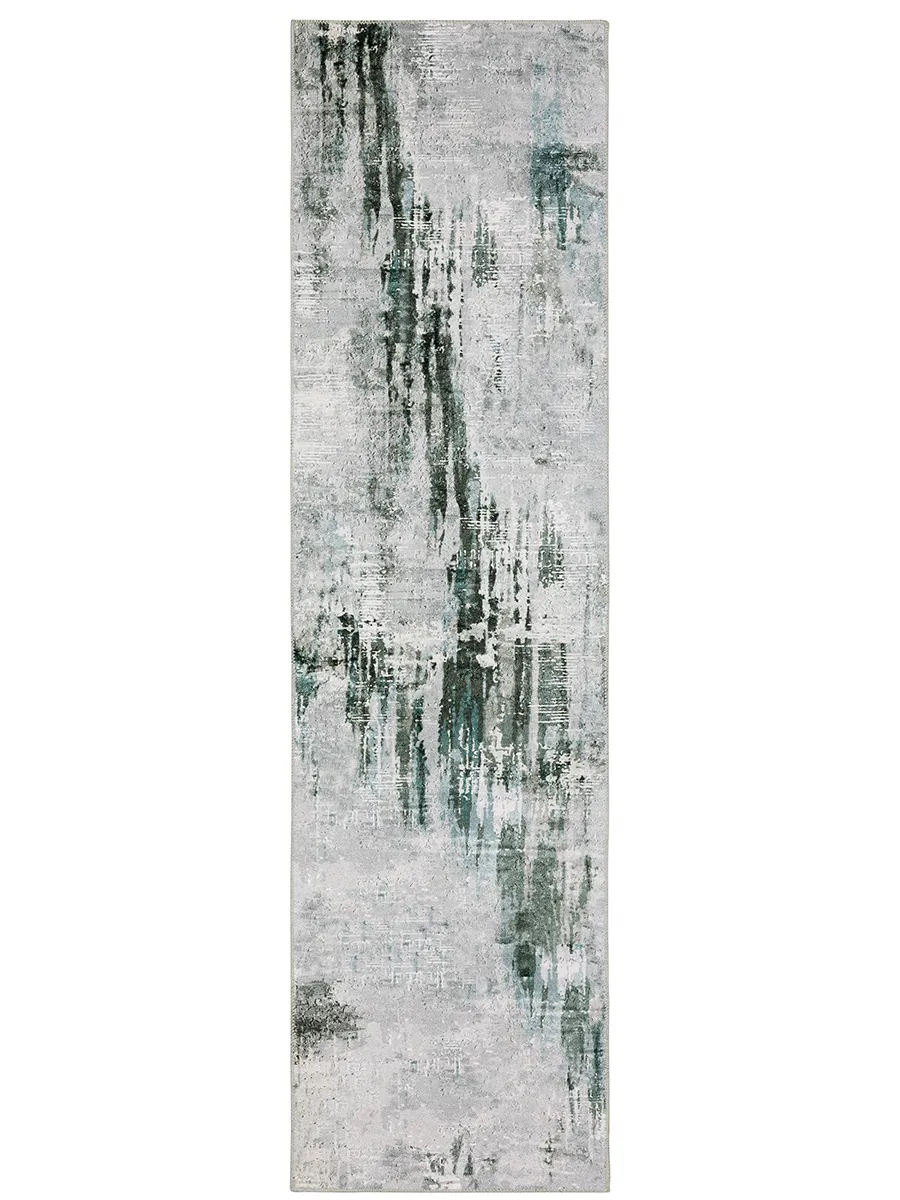 Malibu 2' x 8' Grey Rug