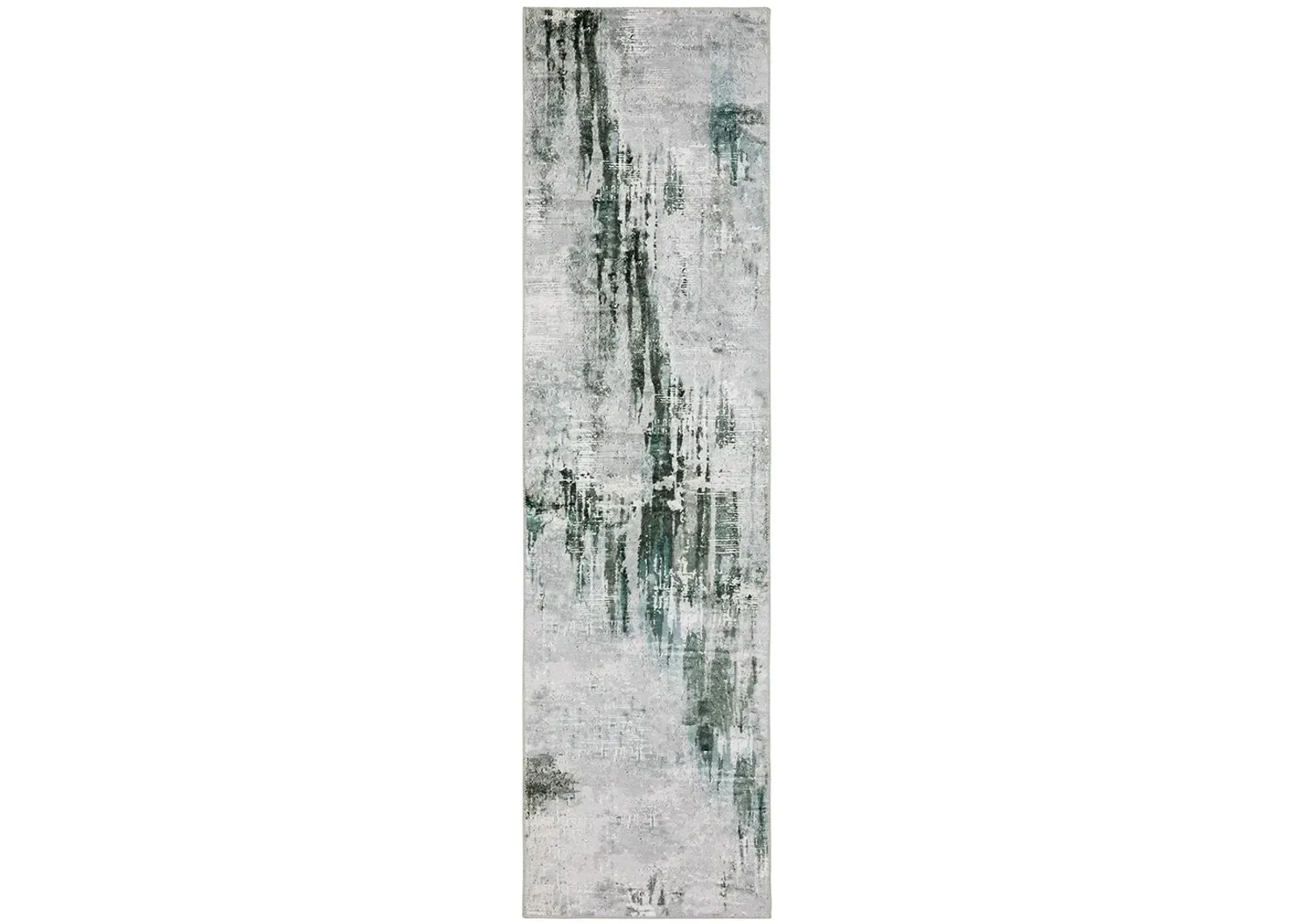 Malibu 2' x 8' Grey Rug