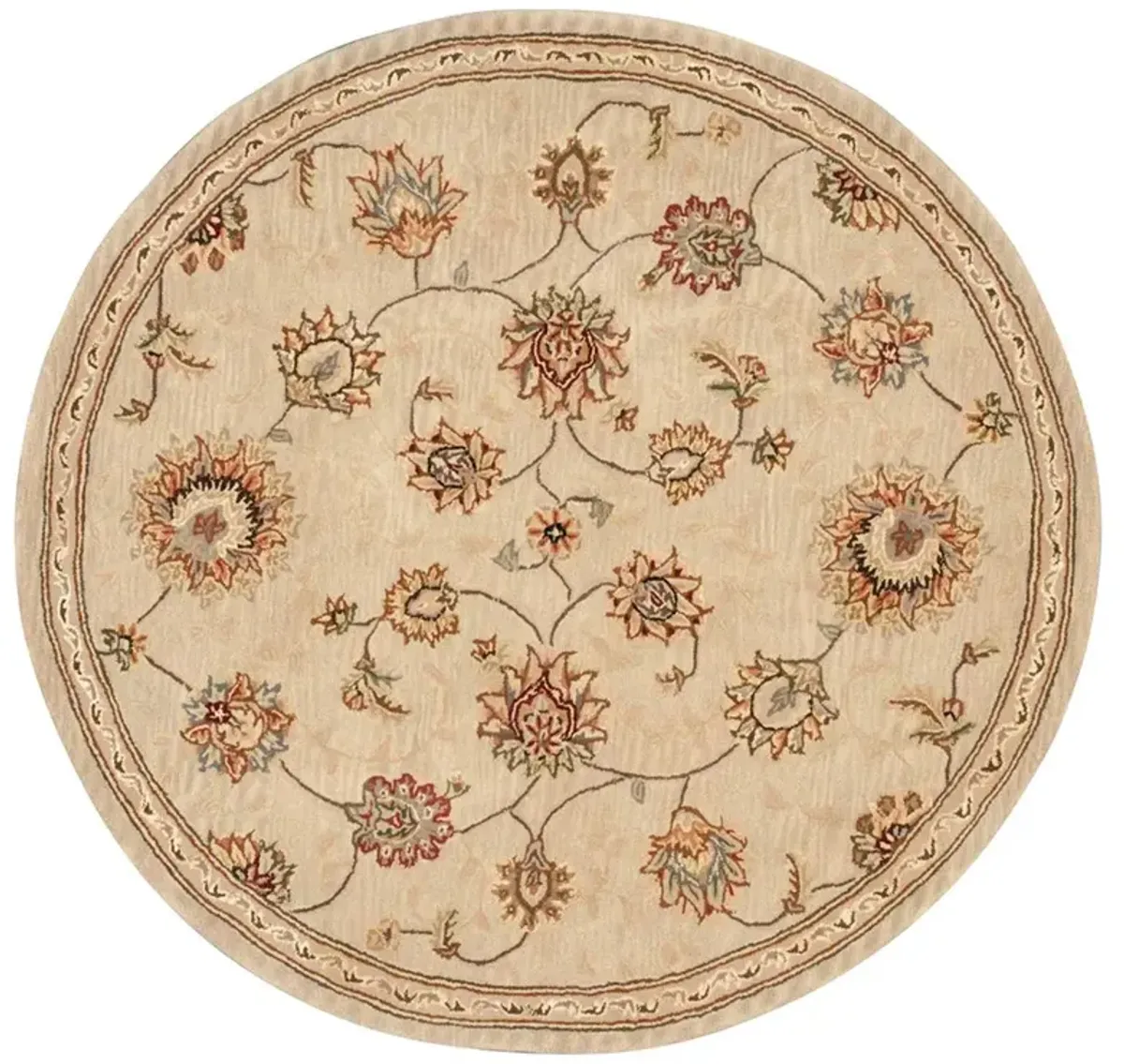 Nourison 2000 2360 Beige 4' x Round Rug