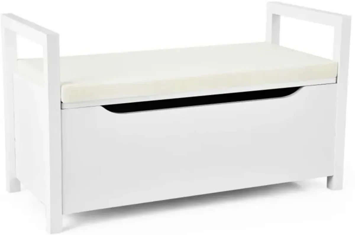 Hivvago Shoe Storage Bench with Cushion Seat