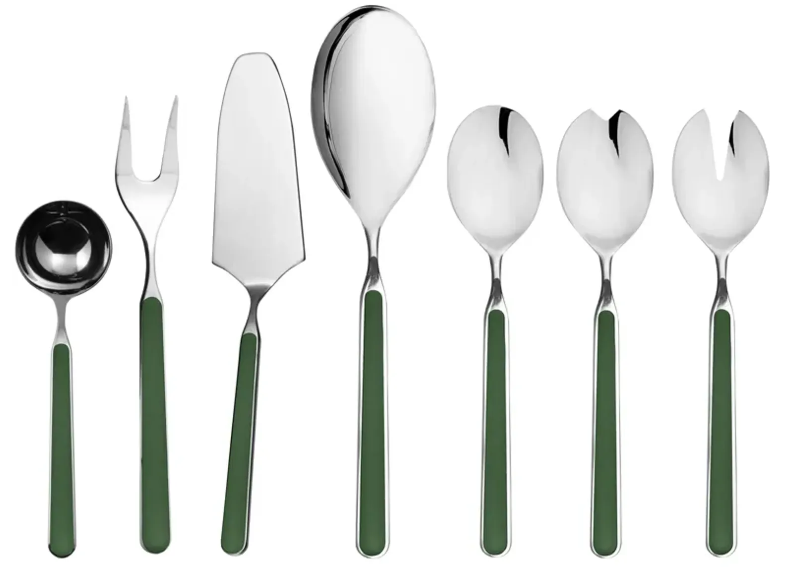 Fantasia 7-Piece Serving Set in Green