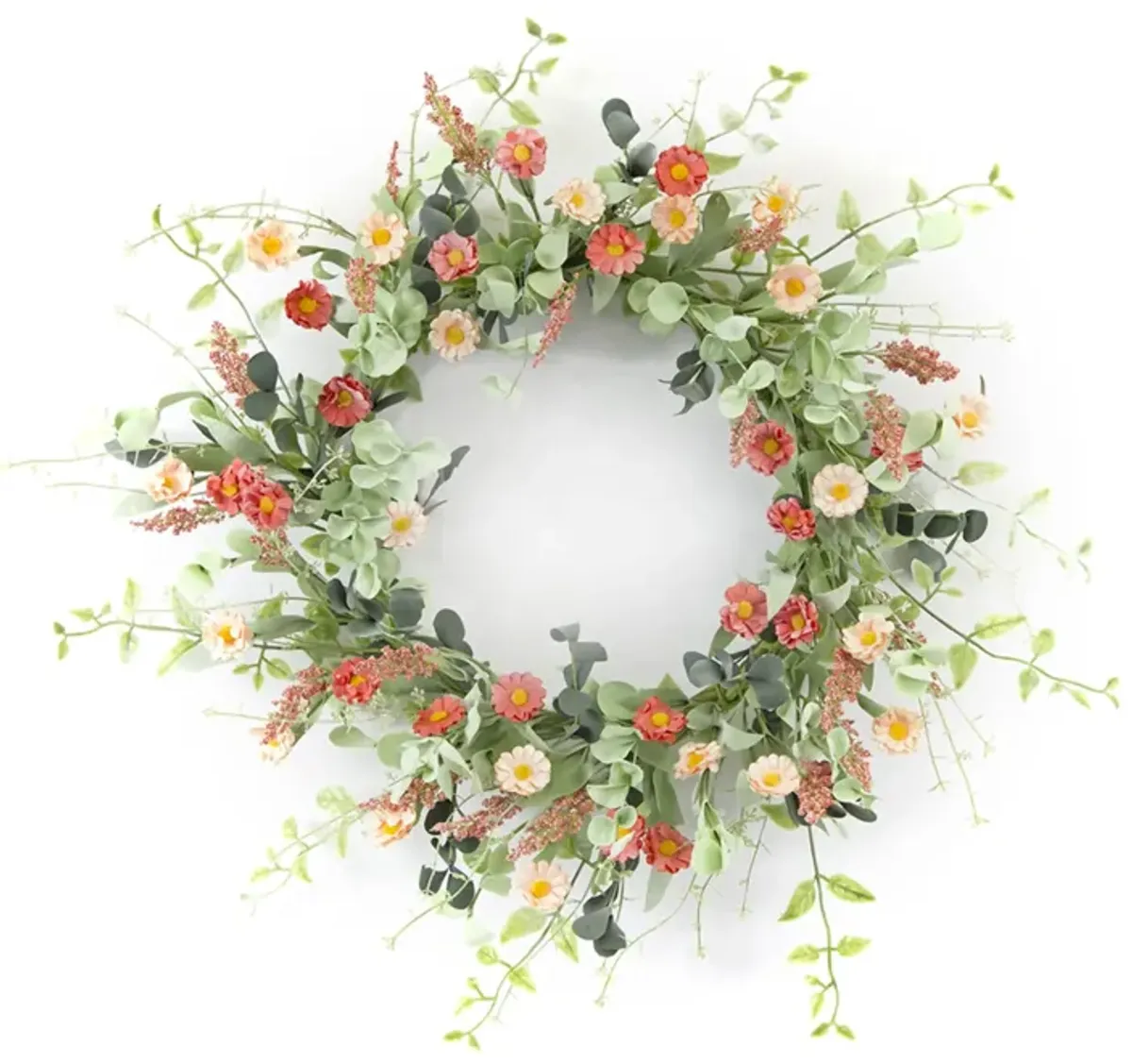 Mini Daisy Wreath – Cute and Cheerful Décor for Home, Door, or Spring/Summer Accent