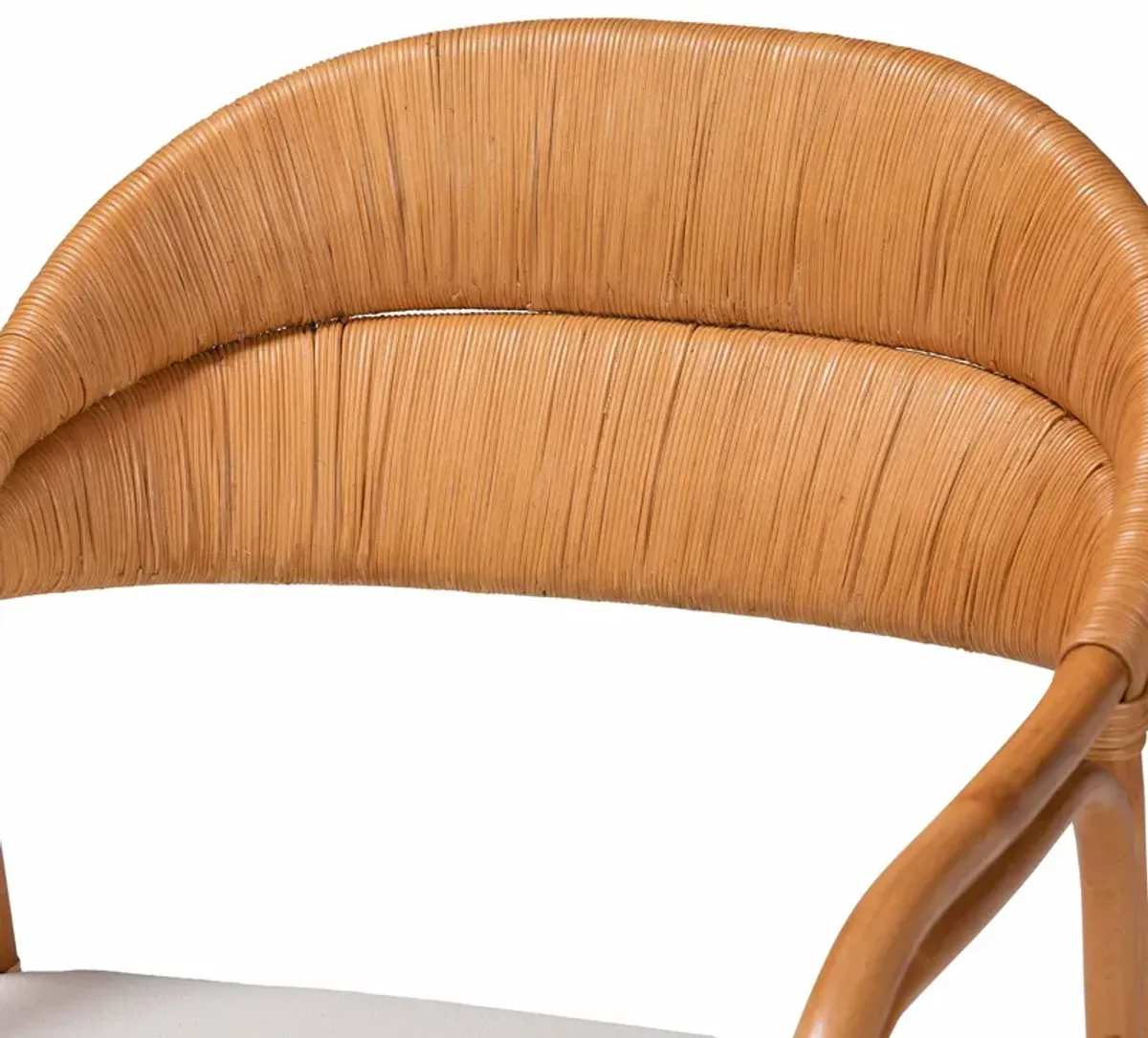 bali & pari Marisa Bohemian Light Honey Rattan Arm Chair