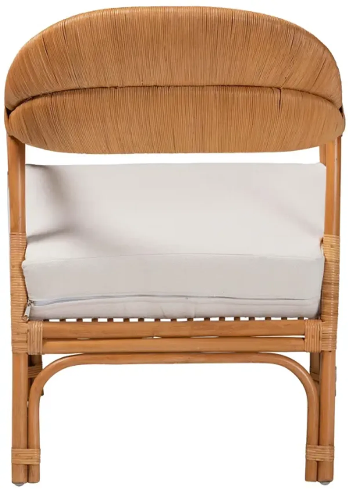 bali & pari Marisa Bohemian Light Honey Rattan Arm Chair