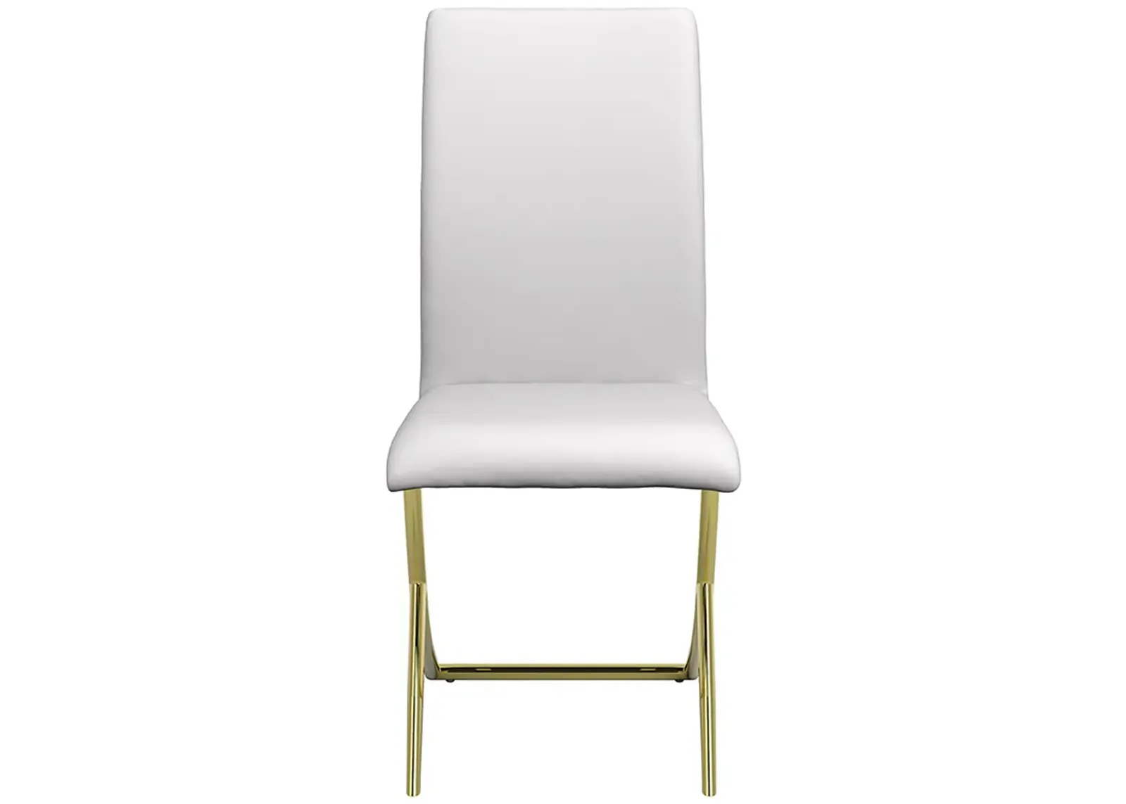 Carmelia Upholstered Side Chairs White (Set of 4)