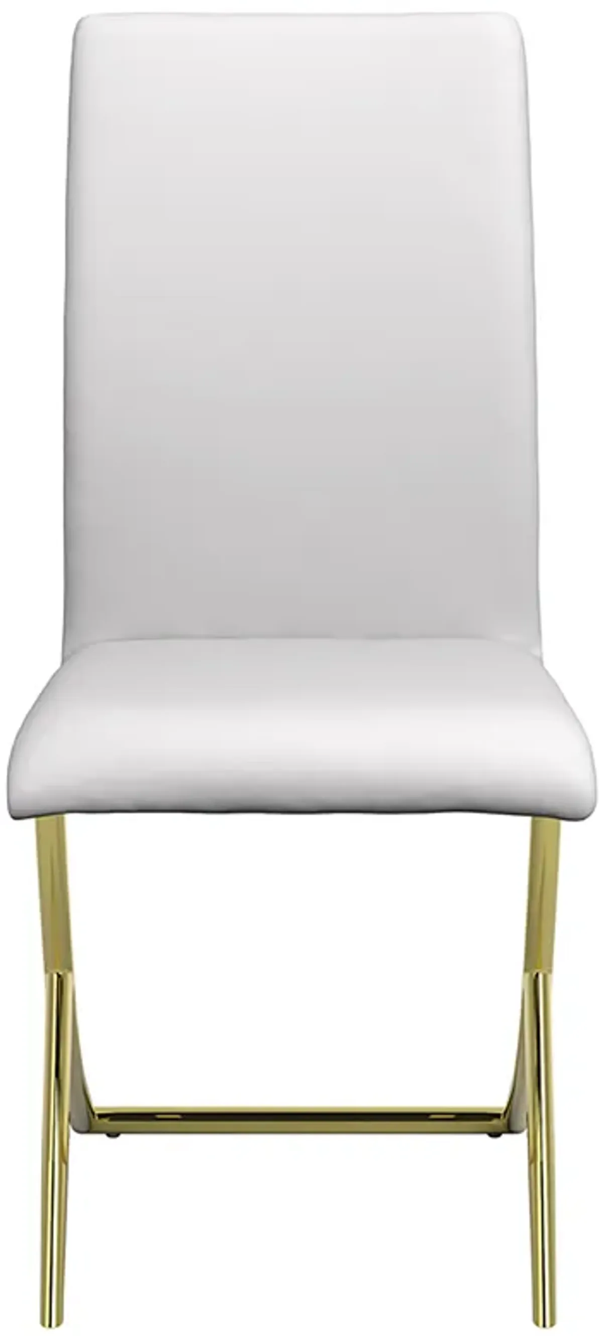 Carmelia Upholstered Side Chairs White (Set of 4)