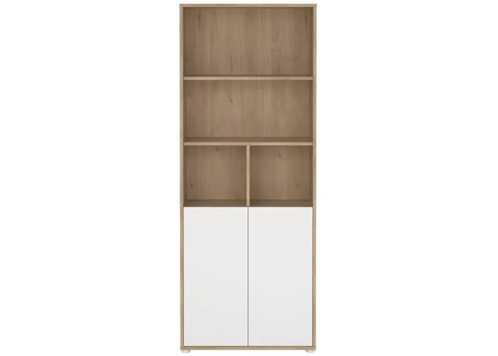 Tvilum 6 Shelf Boockase with 2 Doors, Home Office Storage