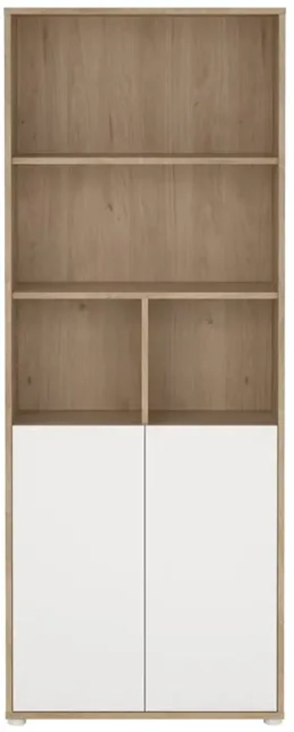 Tvilum 6 Shelf Boockase with 2 Doors, Home Office Storage